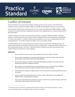 Conflict of Interest