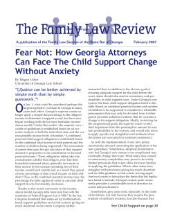 Fear Not: How Georgia Attorneys Can Face The Child Support