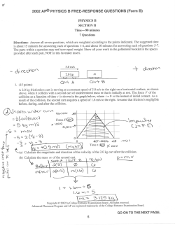 2002 AP Free Response Solution