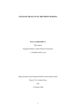 package deals in eu decision-making