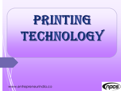 Modern Printing Technology
