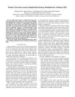 Strober: Fast and Accurate Sample