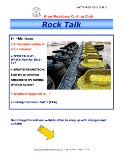Rock Talk - Glen Meadows Curling Club