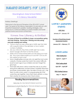 Building Readers for Life - Downingtown Area School District