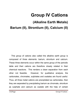 Barium (II)
