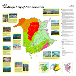 Landscape Map of New Brunswick