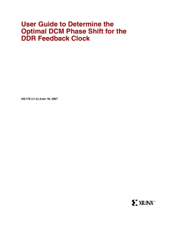 User Guide to Determine Optimal DCM Phase Shift for the