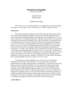 Dominican Republic - Stanford University