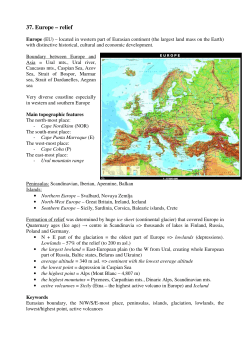 37. Europe &ndash; relief