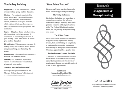 Paraphrasing - Linn-Benton Community College