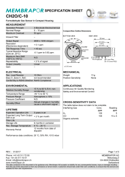 CH2O/C-10 - membrapor