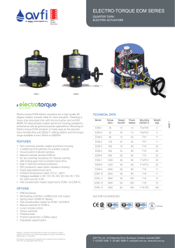 electro-torque eom series