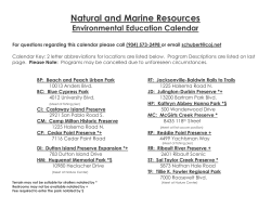 Natural and Marine Resources