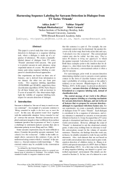 Harnessing Sequence Labeling for Sarcasm Detection in Dialogue