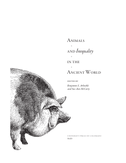 Animals and Inequality in the Ancient World