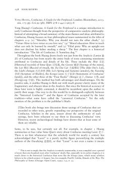 Confucius: A Guide for the Perplexed