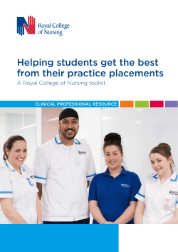 Helping students get the best from their practice placements