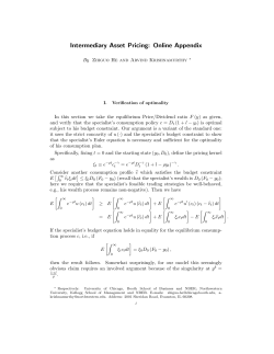 Online Appendix - American Economic Association
