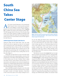 South China Sea Takes Center Stage