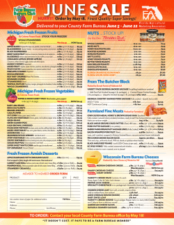 JUNE SALE - Florida Farm Bureau Federation