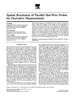 Spatial Resolution of Parallel Hot