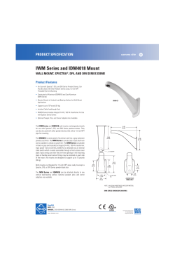 IWM Series and IDM4018 Mount