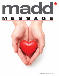 Features - MADD Message