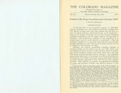 Colorado Magazine Vol. 16 No. 3 (May 1939)