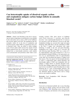 Can heterotrophic uptake of dissolved organic carbon and