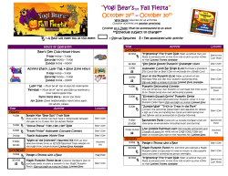 Yogi Bear`s Fall Fiesta - northtexasjellystone.com