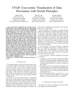 User-centric Visualization of Data Provenance with Gestalt