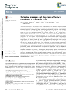 Biological processing of dinuclear ruthenium
