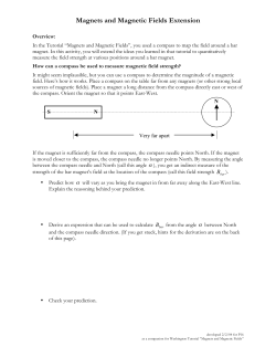 Magnets and Magnetic Fields Extension