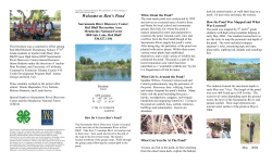 Pond Was Mapped - California 4-H