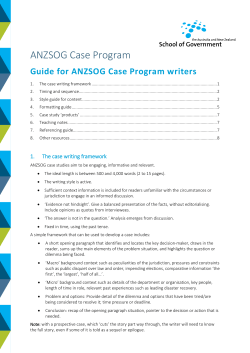 pdf A Guide for Case Writers