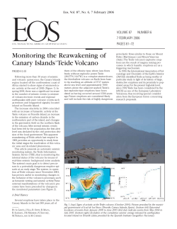 Monitoring the Reawakening of Canary Islands`Teide Volcano