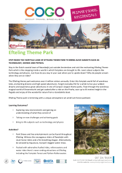Efteling Theme Park - COGO Travel Primary