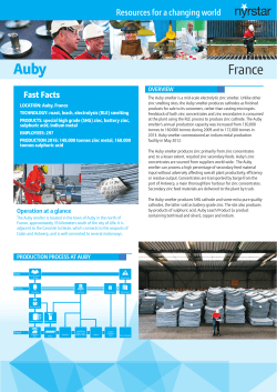 Auby Fact Sheet document