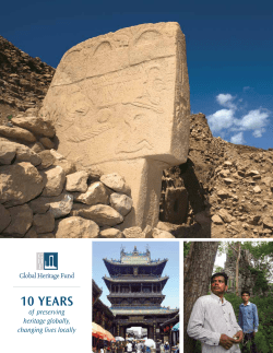 PDF - Global Heritage Fund