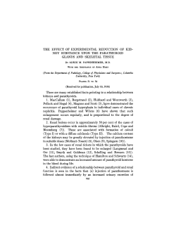 THE EFFECT OF EXPERIMENTAL REDUCTION OF KID