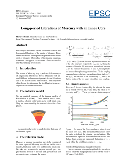 Long-period Librations of Mercury with an Inner Core