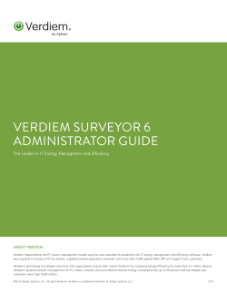 Surveyor Administrator Guide