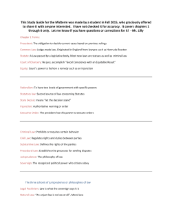 This Study Guide for the Midterm was made by a student