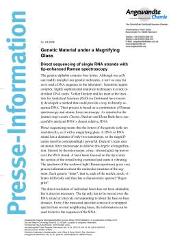 Genetic Material under a Magnifying Glass