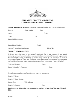operation protect and defend story of america essay contest