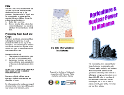 Milk Protecting Farm Land and Crops 50-mile IPZ Counties