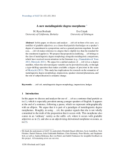 Full title - Semantics Archive