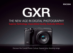 the new age in digital photography