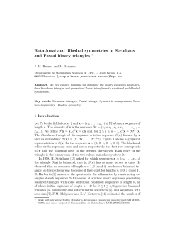 Rotational and dihedral symmetries in Steinhaus and