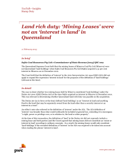 Land rich duty: `Mining Leases` were not an `interest